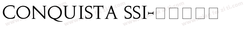Conquista SSi字体转换